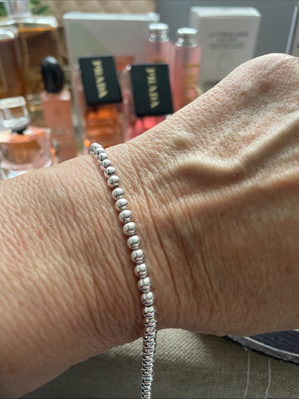 ✨Silvertone Bead Bracelet✨NEW